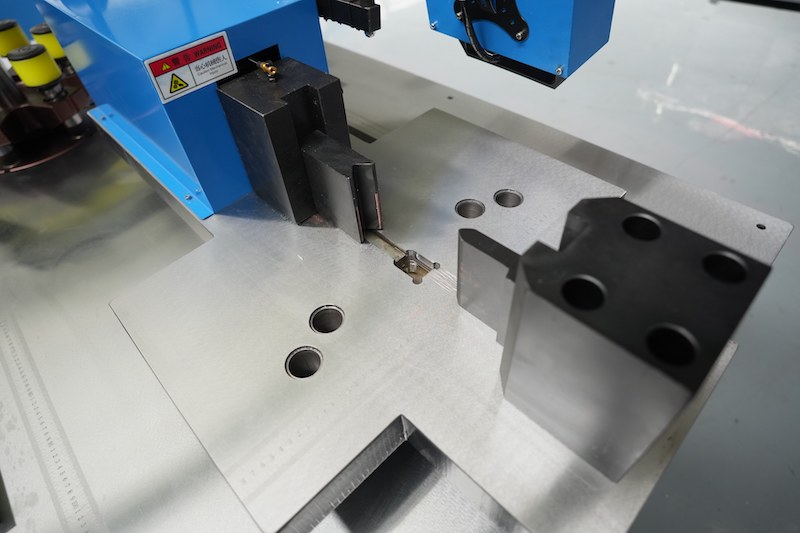 How accurate is the busbar bending machine?