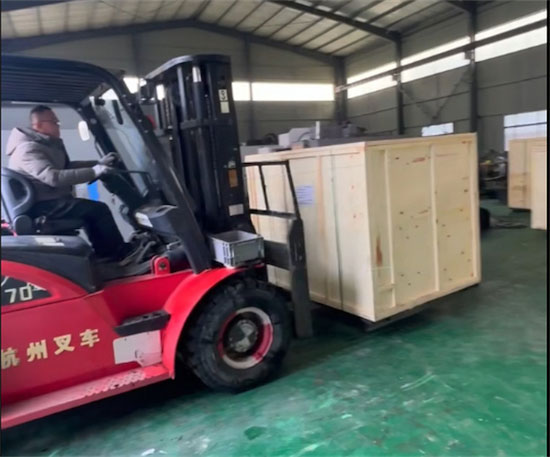 What is the packing flow for CNC copper bar processing machines